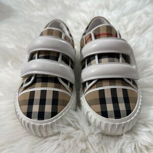 Little boys Burberry Shoes. Used in a couple times. New condition.